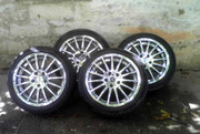 Диски R17 Wolf с резиной Dunlop