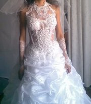 Недорого,  красивое свадебное платье
