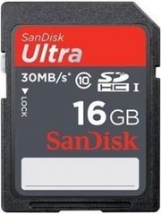 SanDisk sdhc 16GB Ultra UHS-I (class 10) 30MB/s