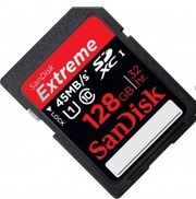SanDisk sdhc 128GB HD Video eXtreme (class 10)