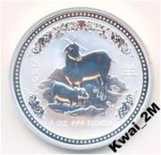 Австралийский серебряный доллар 2003г