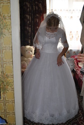 Нежное  и милое свадебное платье